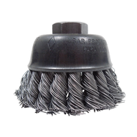 SandStar 2-3/4" .020" Steel Small Grind Knotted Cup Brush