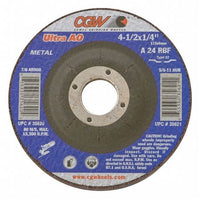 CGW 35620 Depressed Center Wheel, 4.5x1/4x7/8, T27